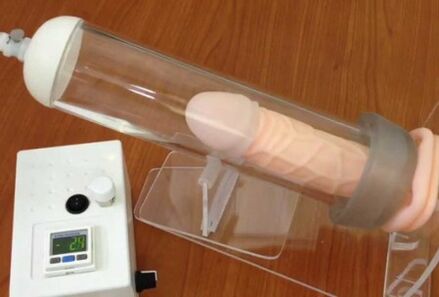 bomba de baleiro para a ampliación do pene